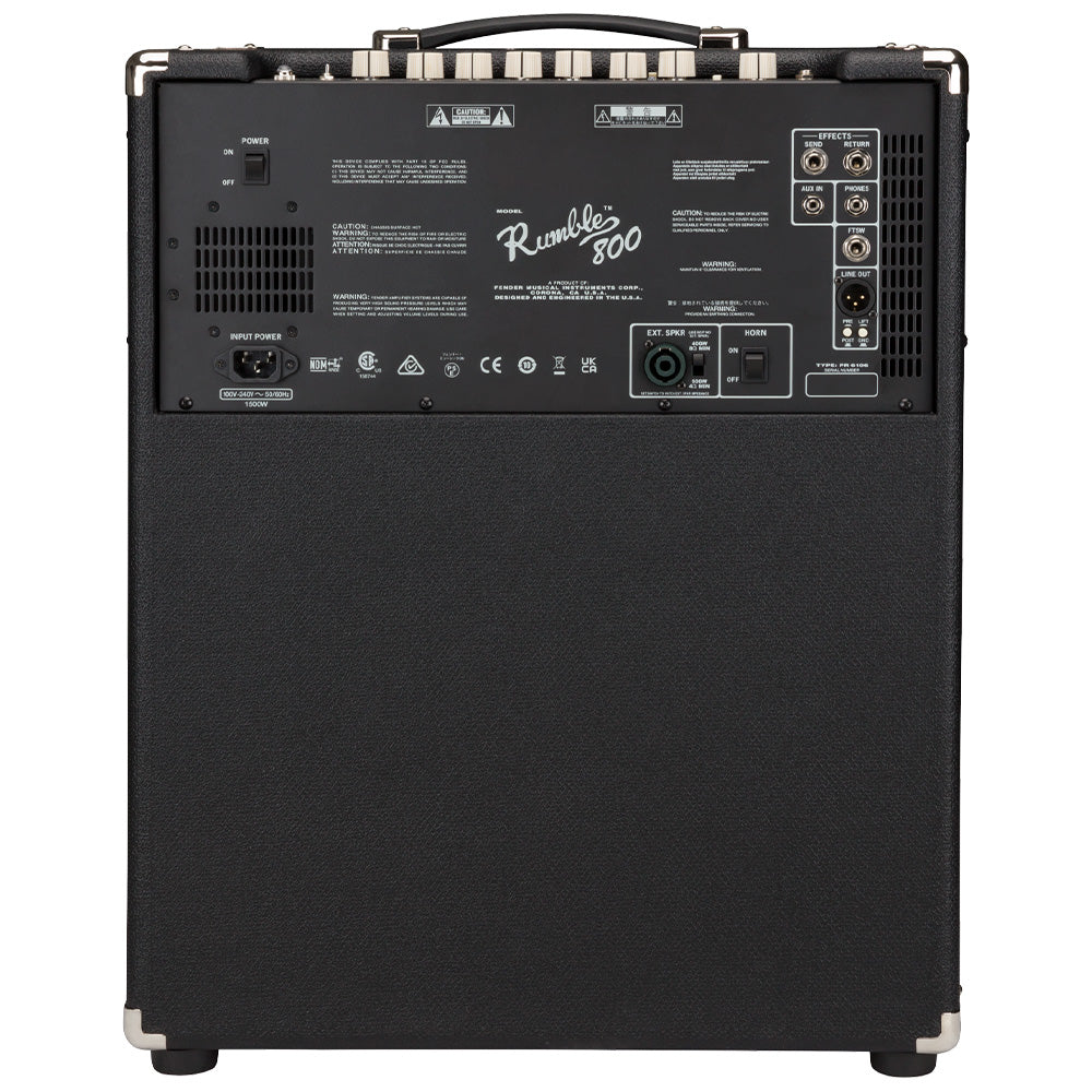Fender Rumble 800 120v Amplificador para bajo 2372100000