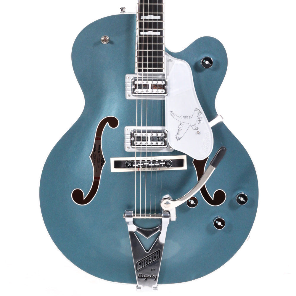 Guitarra Eléctrica Gretsch GRETSCH GUITARS 2401514874 G6136T-140 LTD 140th Double Platinum Falcon with String-Thru Bigsby Two-Tone Stone Platin