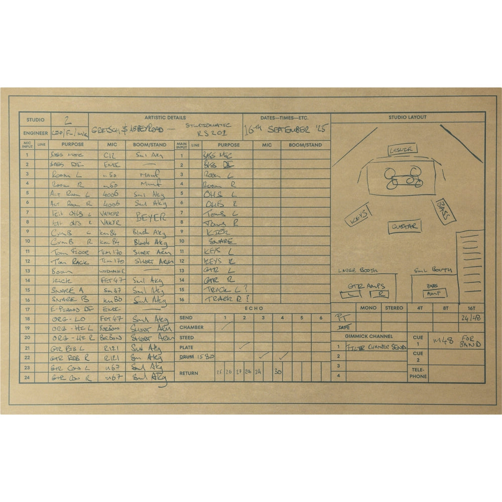 Gretsch 2506419582 Guitarra Eléctrica Limited Edition Abbey Road Studiomatic Hollow Body with Bigsby and Gold Hardware Classic Walnut Stain