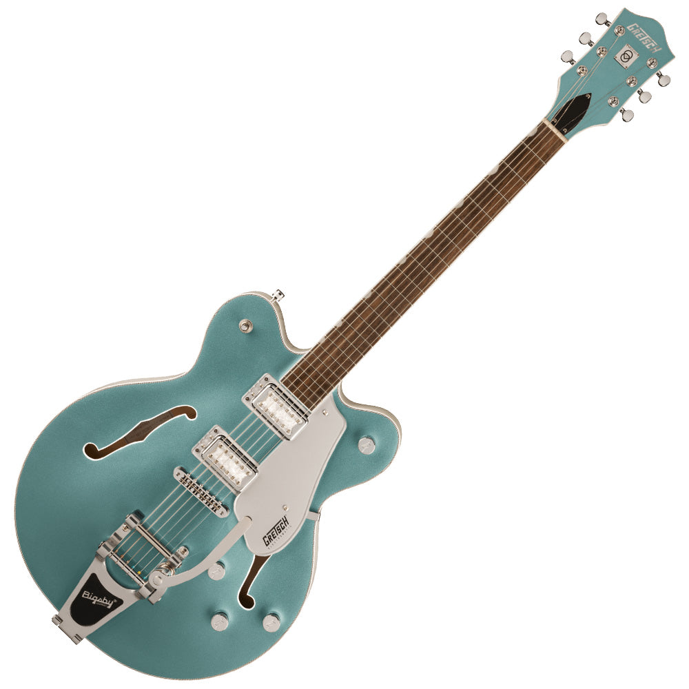 GRETSCH GUITARS G5622T-140 Electromatic 140th Double Platinum Center Block with Bigsby Stone Platinum/Pea Guitarra Eléctrica 2508270574