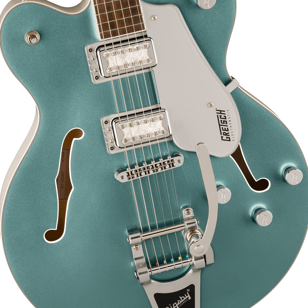 GRETSCH GUITARS G5622T-140 Electromatic 140th Double Platinum Center Block with Bigsby Stone Platinum/Pea Guitarra Eléctrica 2508270574