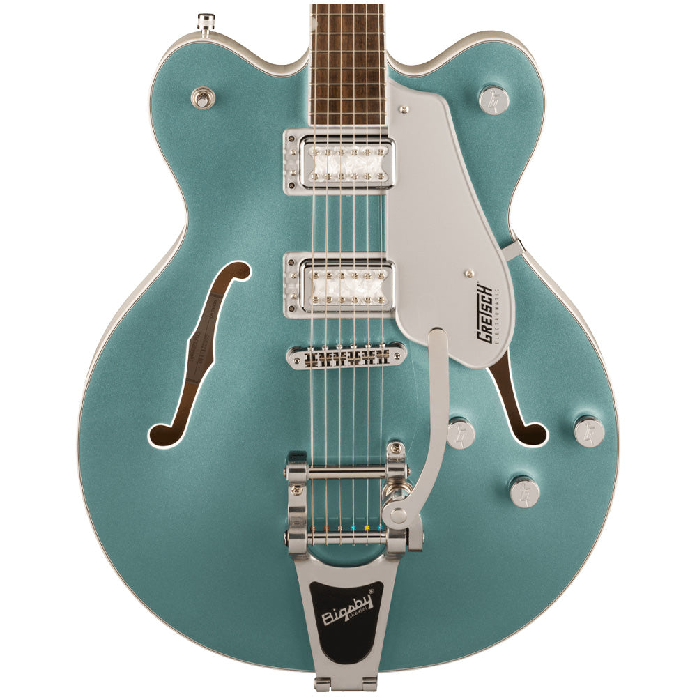 GRETSCH GUITARS G5622T-140 Electromatic 140th Double Platinum Center Block with Bigsby Stone Platinum/Pea Guitarra Eléctrica 2508270574