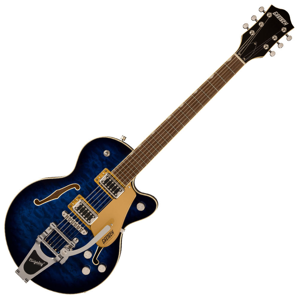 Guitarra Eléctrica Gretsch GRETSCH GUITARS 2509876543 G5655T-QM Electromatic Center Block Jr. Single-Cut Quilted Maple with Bigsby Hudson Sky