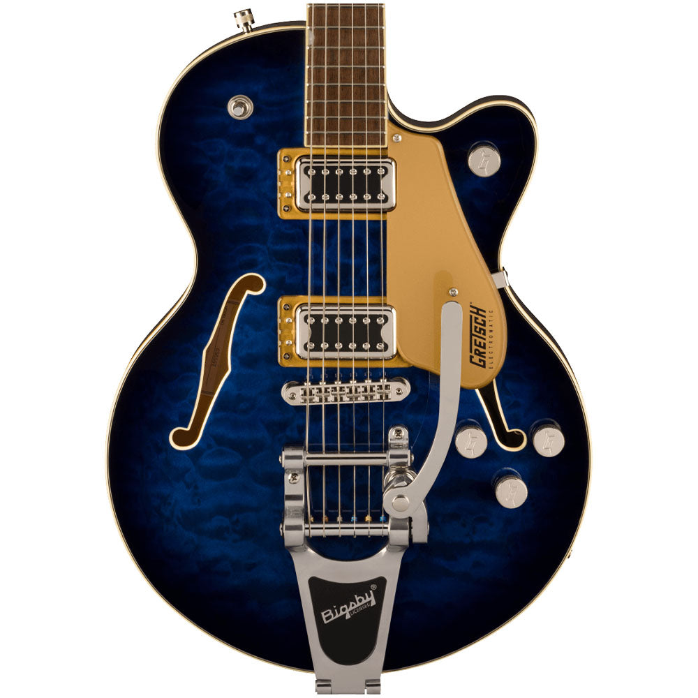 Guitarra Eléctrica Gretsch GRETSCH GUITARS 2509876543 G5655T-QM Electromatic Center Block Jr. Single-Cut Quilted Maple with Bigsby Hudson Sky