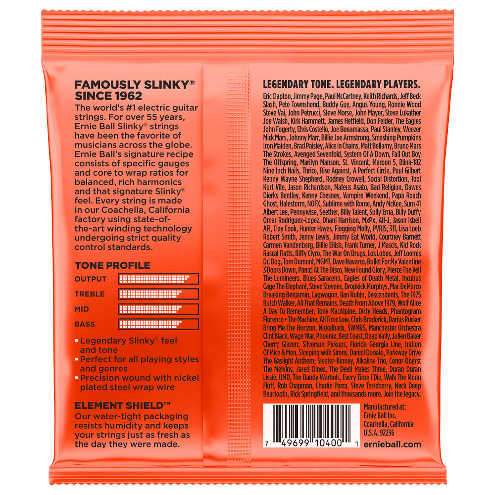 Encordadura Guitarra Eléctrica E.Ball ERNIEBALL 2615 Skinny Topara Heavy Bottom 7 Cuerdas Niquel 0.010 - 0.062