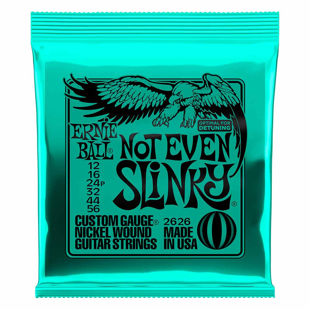 Encordadura Guitarra Eléctrica Ernie Ball 12/56 Not Even Slinky ERNIEBALL 2626