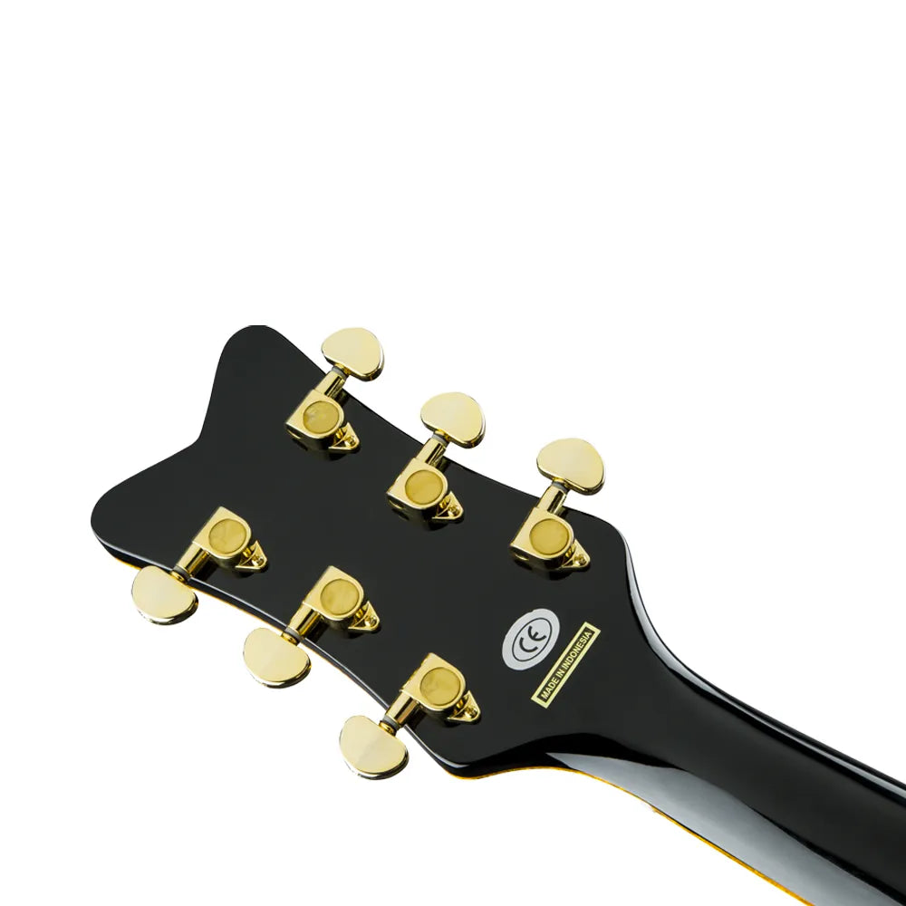 Gretsch 2714024506 Guitarra Electroacústica G5022CBFE Rancher Falcon Jumbo Black