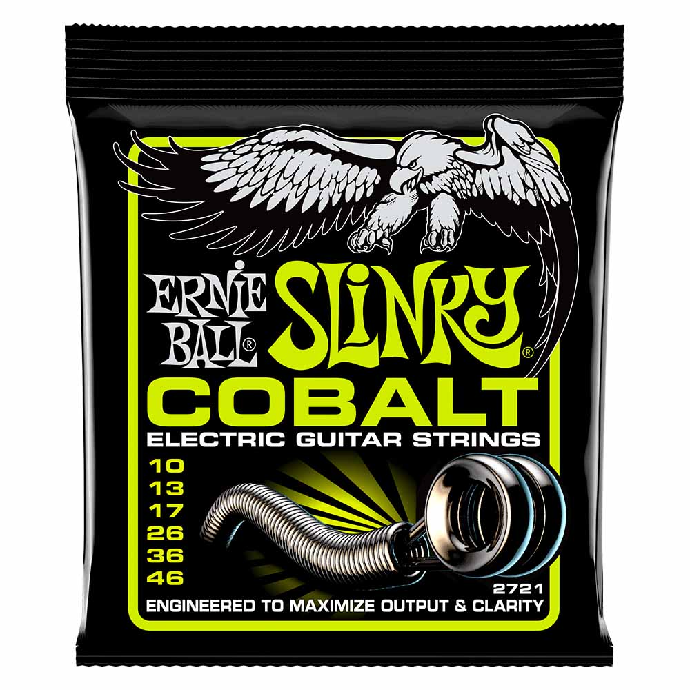 Encordadura Guitarra Eléctrica E.Ball ERNIEBALL 2721 10/46 Cobalt Slinky