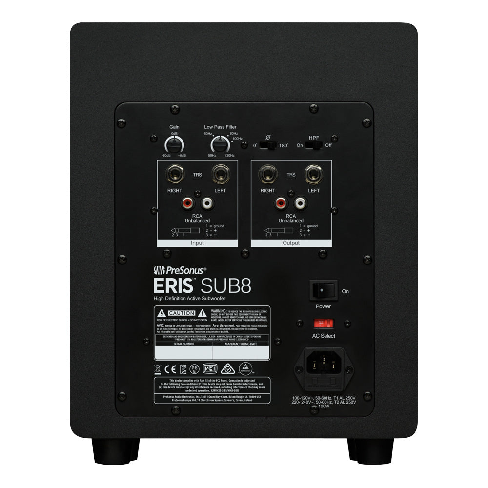 Subwoofer Presonus 2777500105 Eris Sub8 Studio