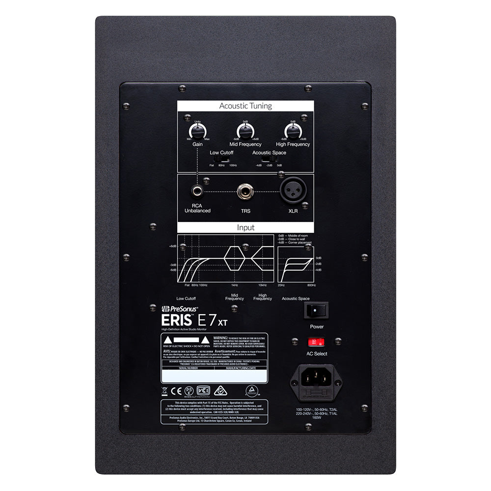 Monitor Presonus 2777500111 Eris E7 XT Studio Monitor Black 100-120V