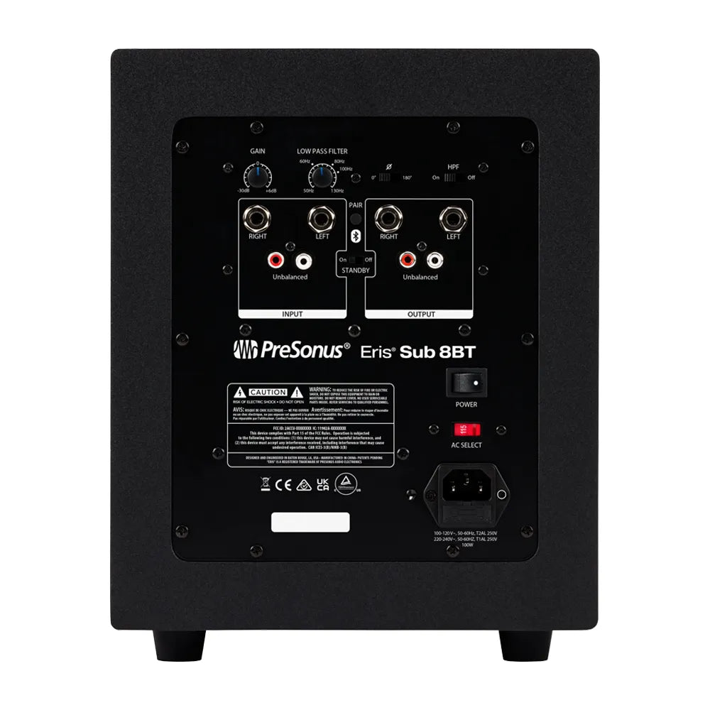 Presonus 2777514125 Subwoofer Eris Sub 8BT Black MX