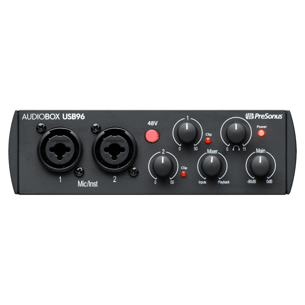 Presonus AudioBox USB 96K Studio Ultimate Bundle 25th Anniversary Edition 100-120V Paquete Grabación 2777700102