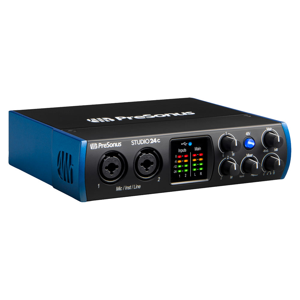 Presonus Studio 24c Black and Blue Interface 2777700403