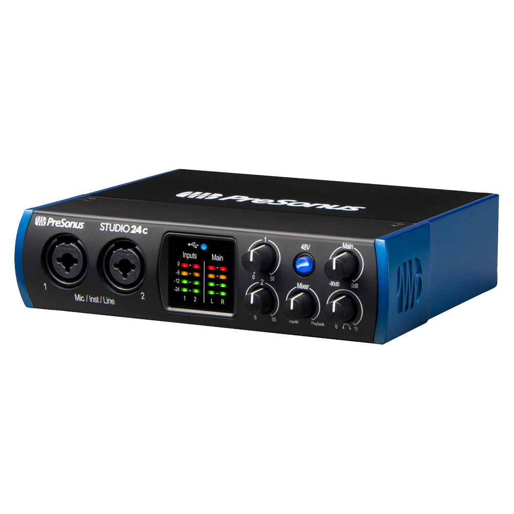 Presonus Studio 24c Black and Blue Interface 2777700403