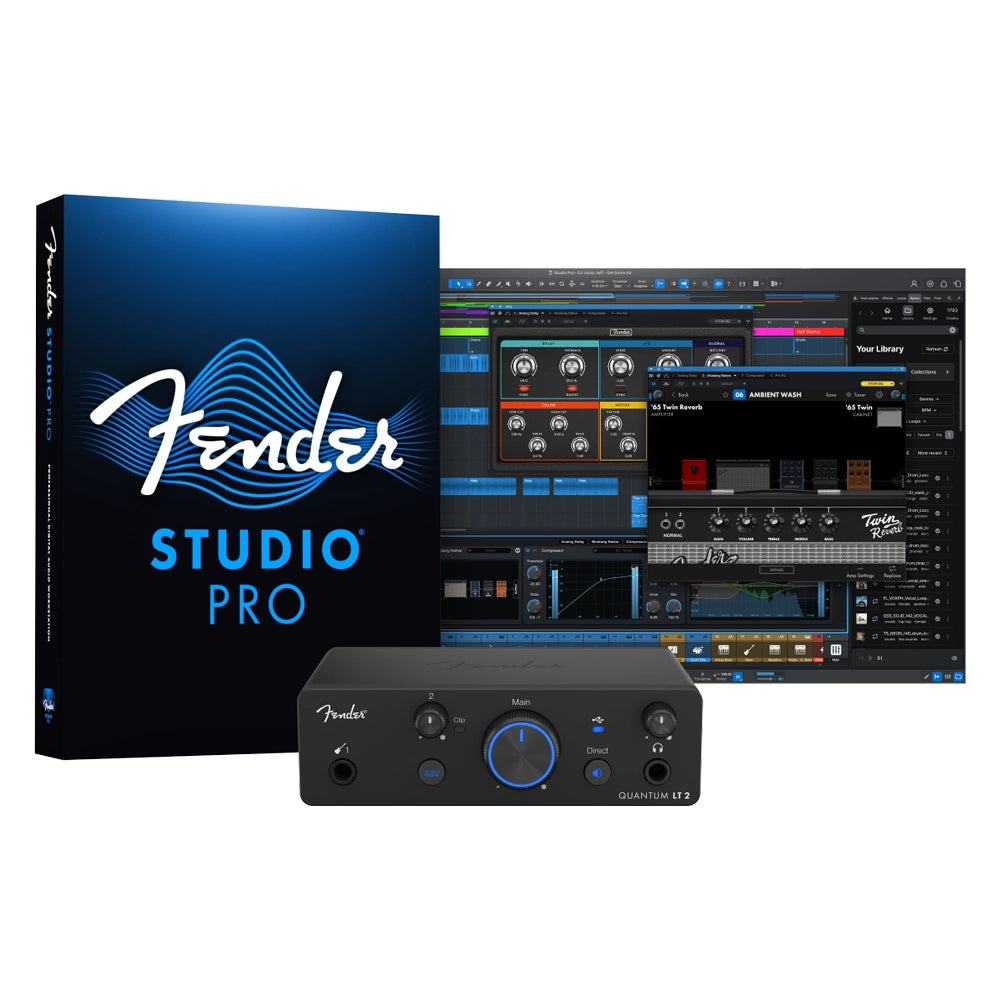Fender 2777700612 Interfaz de audio Quantum LT 2 USB-C