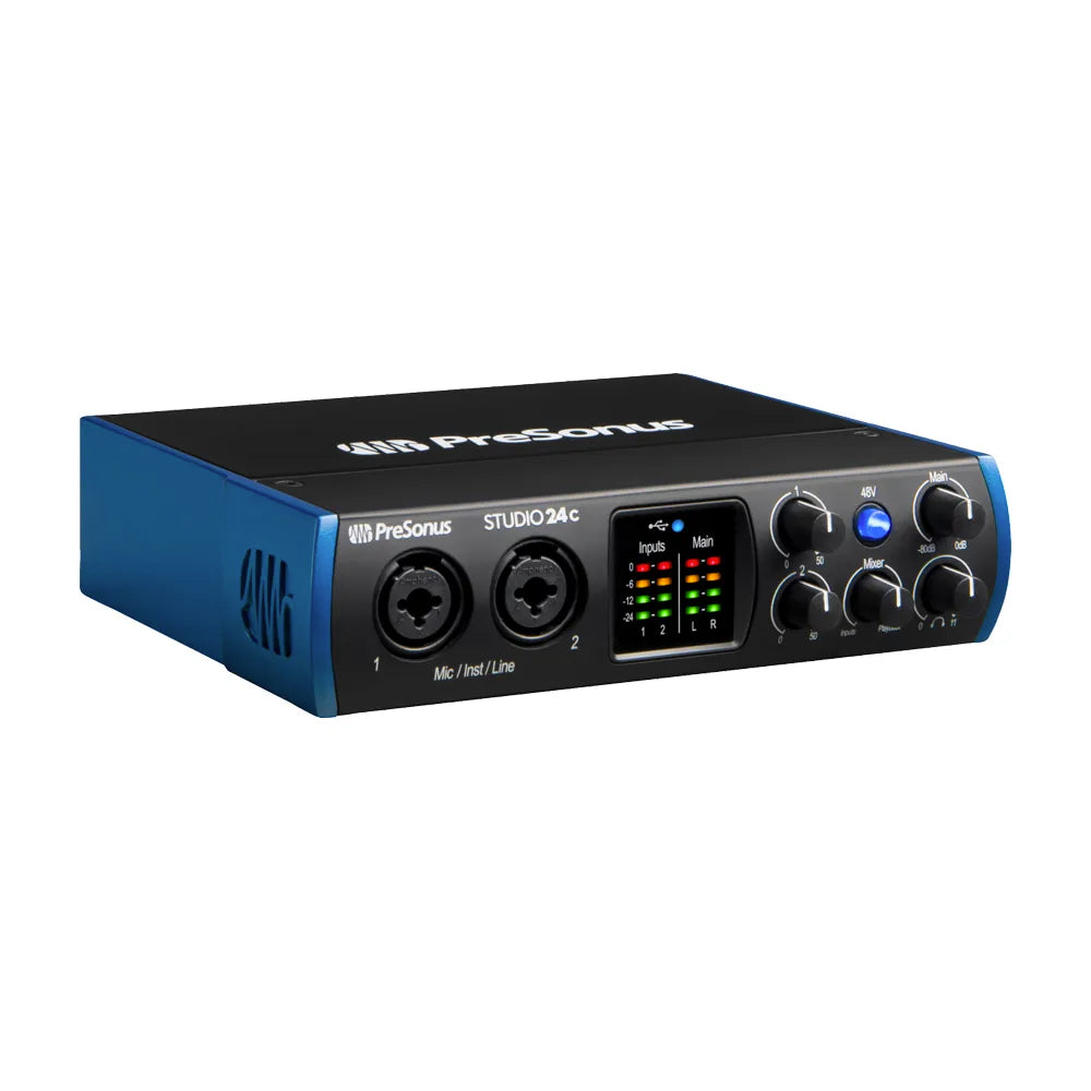 Presonus 2777714403 Interface Studio 24c Black and Blue MX