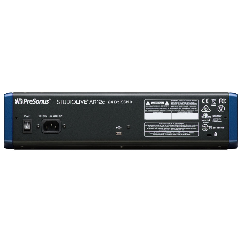 Mezcladora presonus 2779200101 Studiolive AR12c Mixer, Blue