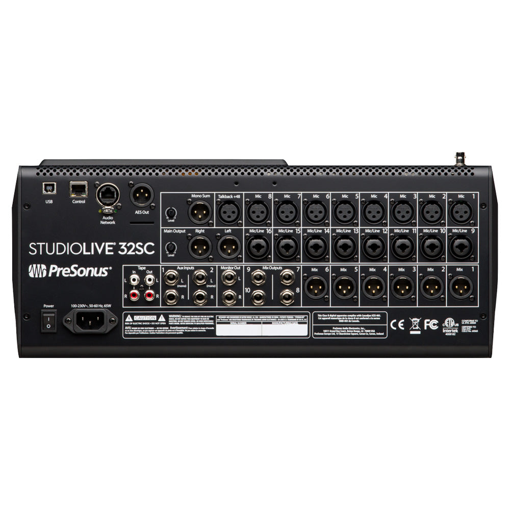 Mezcladora Digital Presonus 2779200402 StudioLive Series III 32SC Digital Console Mixer