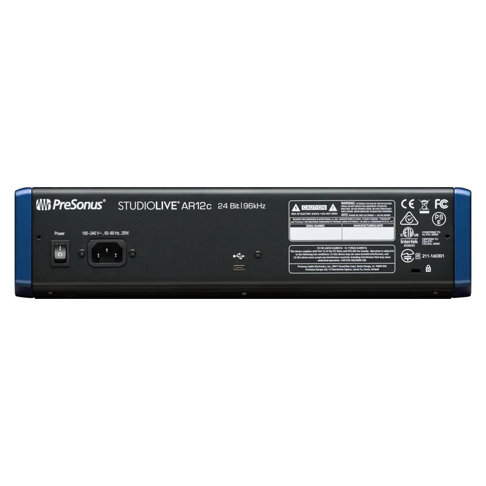 Mezcladora Presonus 2779214101 StudioLive AR12c Analog Mixer 120V MX