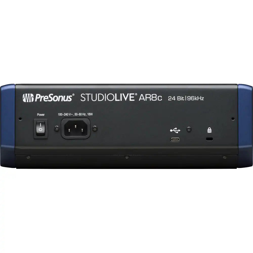 Presonus 2779214103 Mezcladora StudioLive AR8c Analog Mixer Blue 120V MX