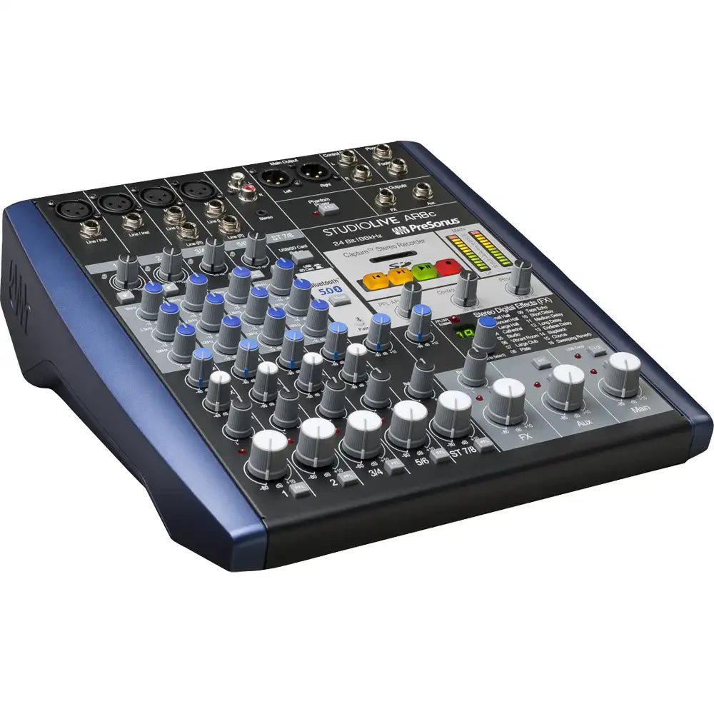 Presonus 2779214103 Mezcladora StudioLive AR8c Analog Mixer Blue 120V MX