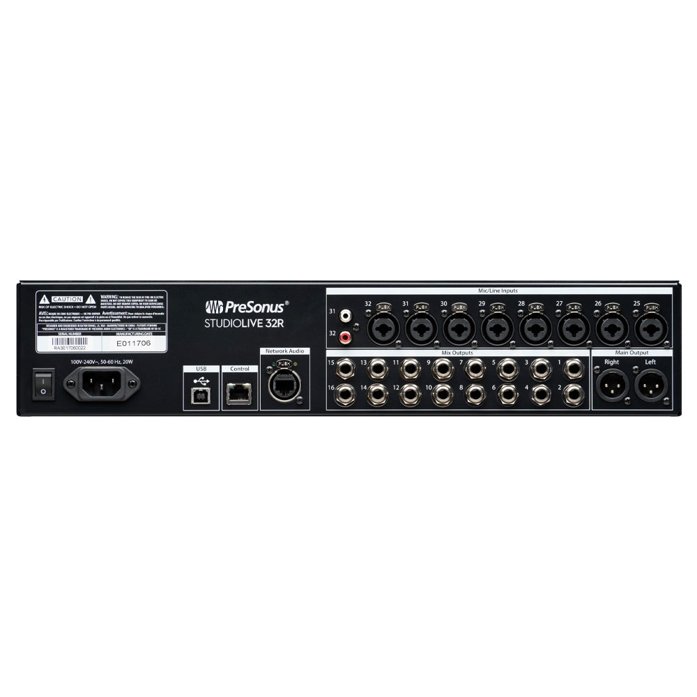 Presonus 2779214203 Mezcladora Digital Studiolive III 32R Rack Mixer Mx 120V