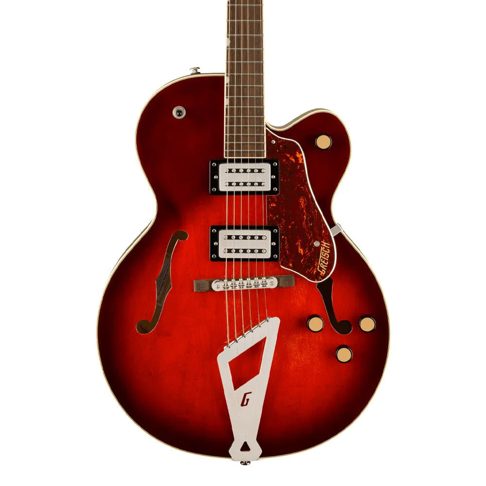 Gretsch 2817000561 Guitarra Eléctrica G2420 Streamliner Hollow Body with Chromatic II Broad Tron BT-3S Pickups Claret Burst