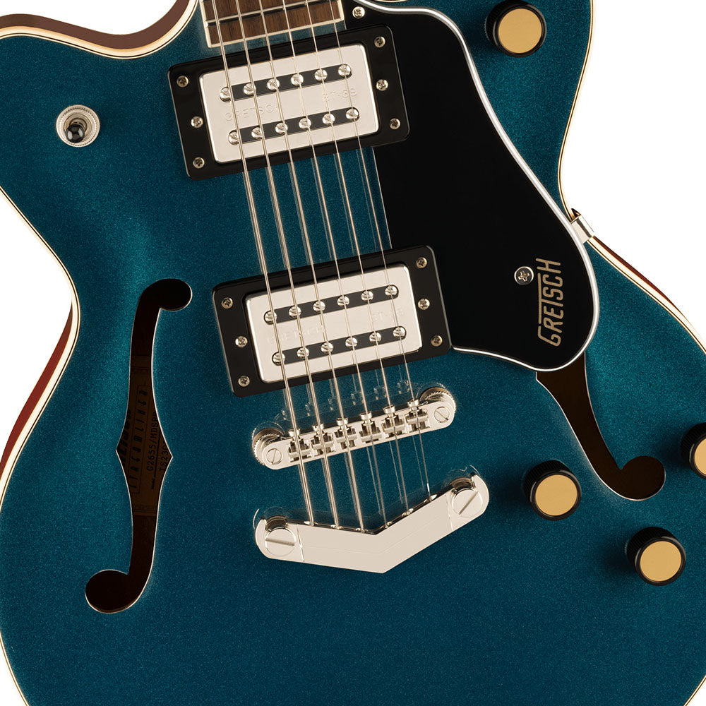 Guitarra Eléctrica Gretsch GRETSCH GUITARS 2817100533 G2655 Streamliner Center Block Jr. Double-Cut with V-Stoptail Midnight Sapphire