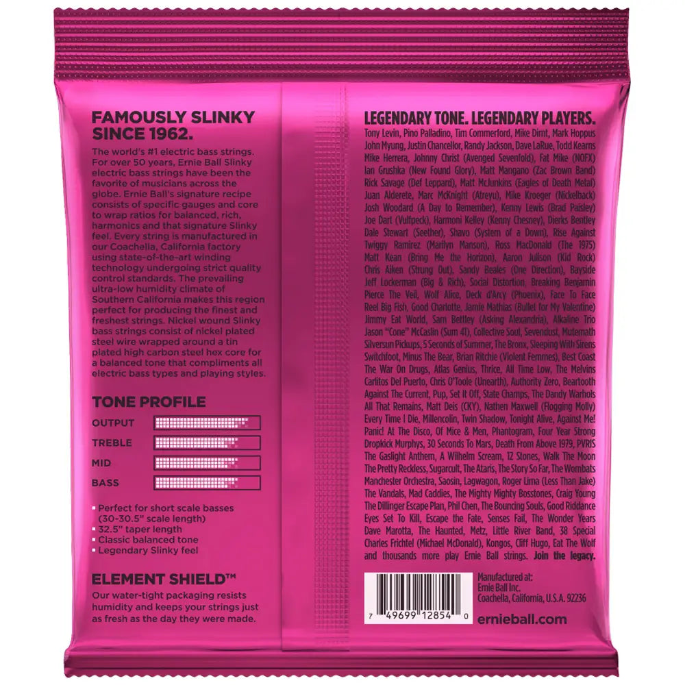 Ernieball 2854 Encordadura Bajo Eléctrico "Super Slinky"