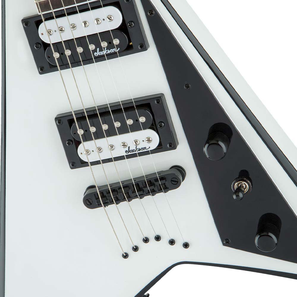 Guitarra Eléctrica Jackson 2910127577 Js32T Rr Ah Fb S-Thru W W/Black Bvl