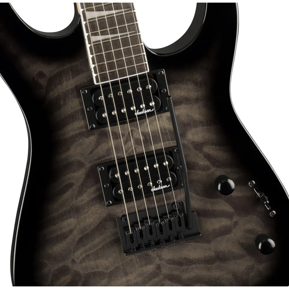 Jackson 2910211585 Guitarra Eléctrica JS Series Dinky JS20 DKQ 2PT, Transparent Black Burst