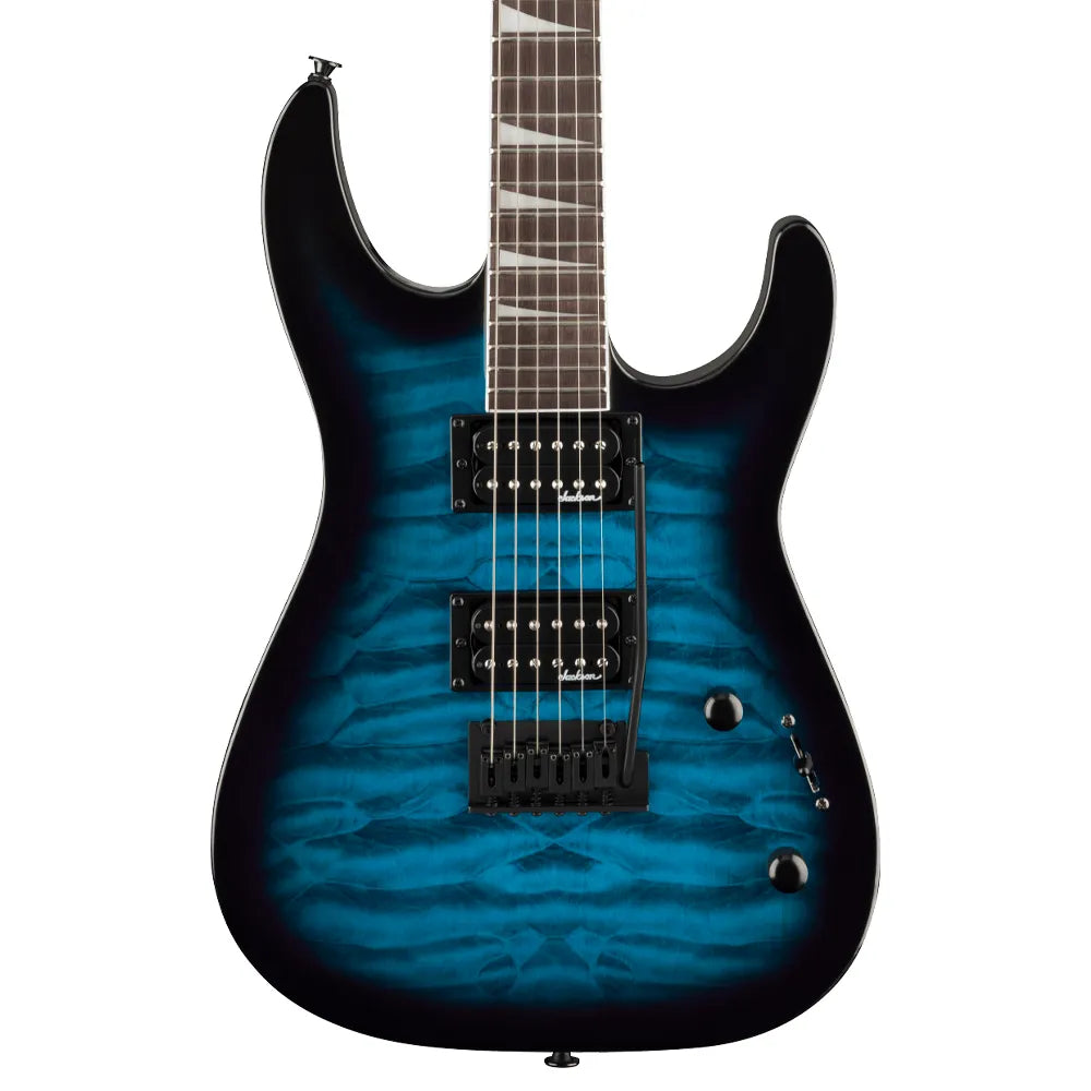 Jackson 2910211586 Guitarra Eléctrica JS Series Dinky JS20 DKQ 2PT Transparent Blue Burst