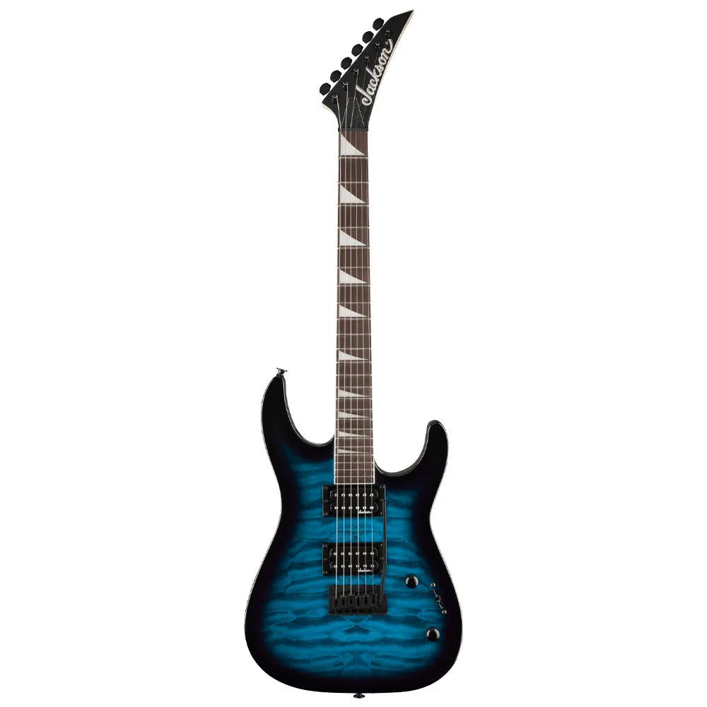 Jackson 2910211586 Guitarra Eléctrica JS Series Dinky JS20 DKQ 2PT Transparent Blue Burst