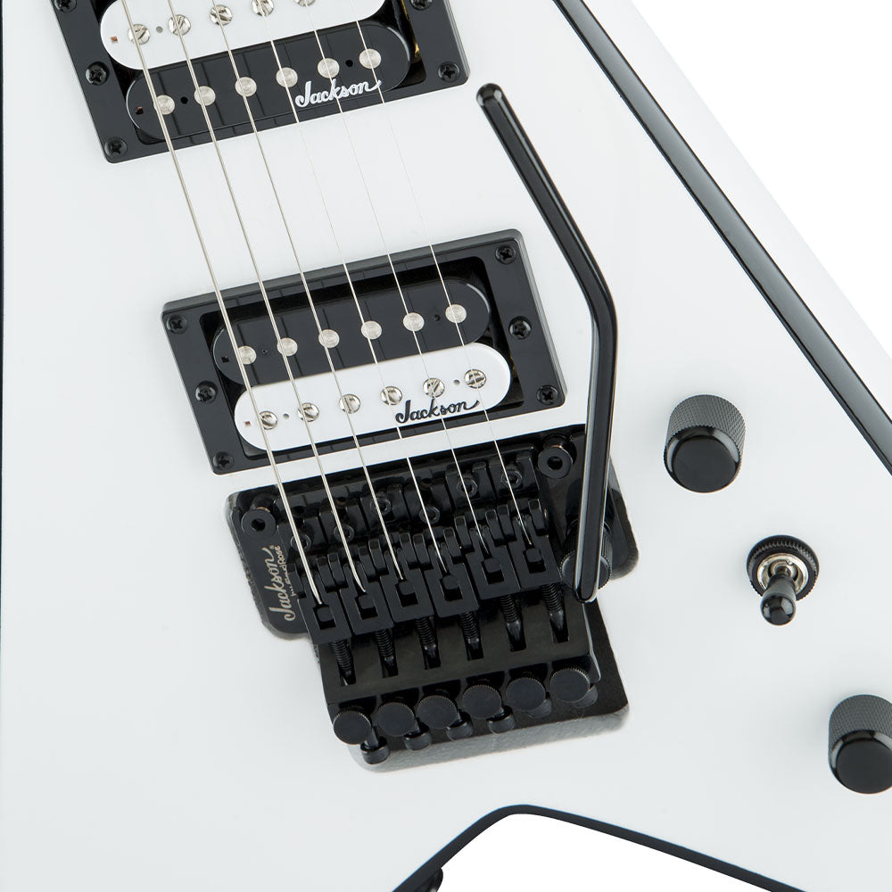 Guitarra Eléctrica Jackson Js32 Kv Ah Fb Wht W/Black Bvl 2910224577