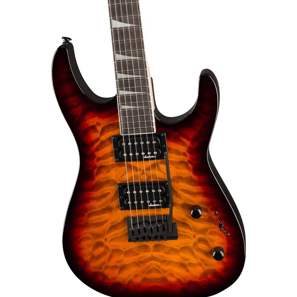 Jackson 2910231582 Guitarra Eléctrica JS Series Dinky JS20 DKQ 2PT Transparent Tobacco Burst