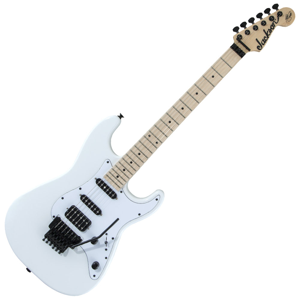 Guitarra Eléctrica Jackson 2913053576 X Series Signature Adrian Smith SDXM Snow White with White Pickguard