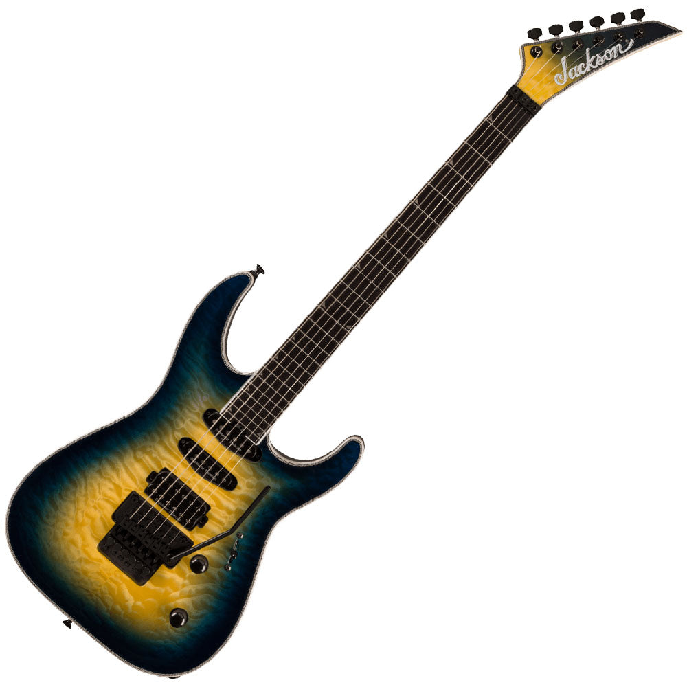 Jackson  Pro Plus Series Soloist SLA3Q Amber Blue Burst Guitarra Eléctrica 2914327586