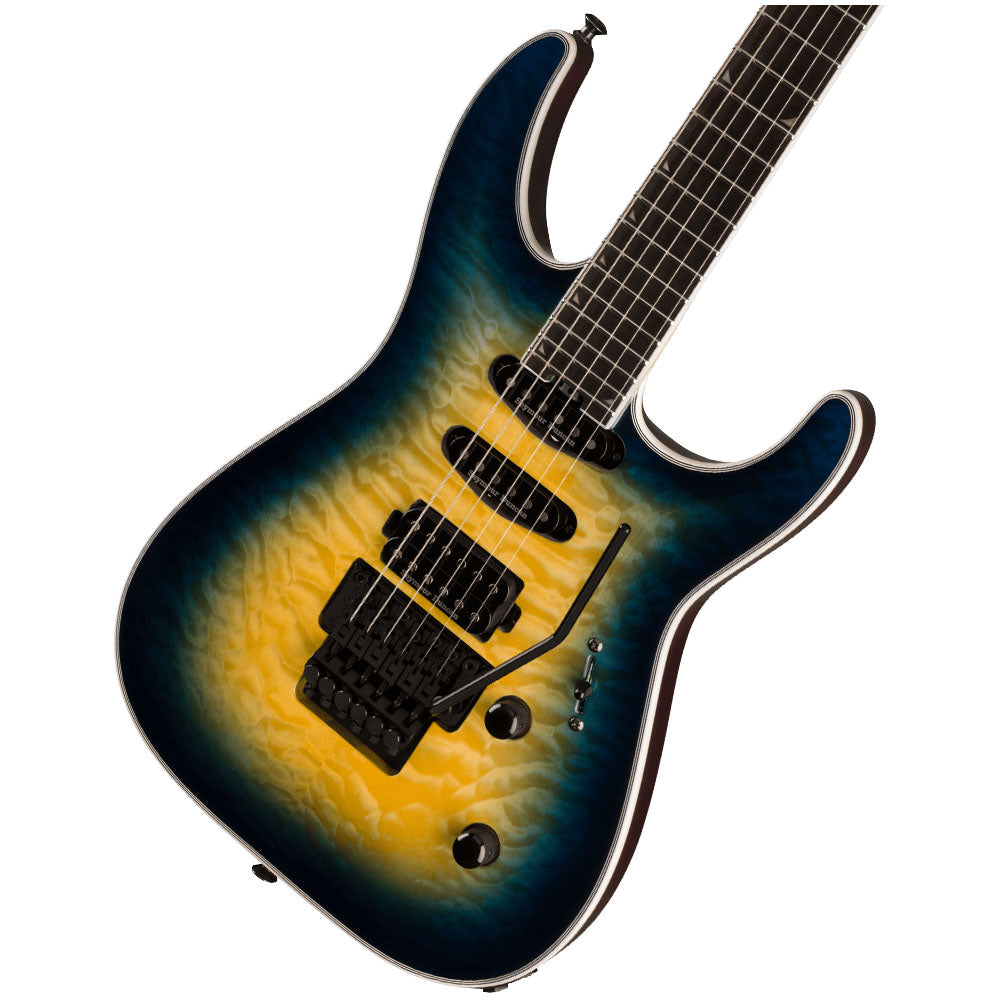 Jackson  Pro Plus Series Soloist SLA3Q Amber Blue Burst Guitarra Eléctrica 2914327586