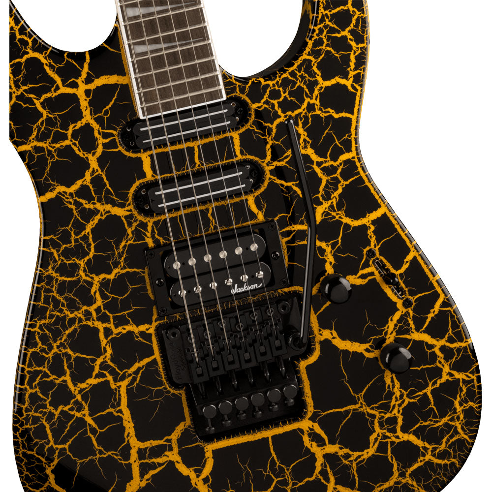 Jackson X Series Soloist SL3X DX Yellow Crackle Guitarra Eléctrica 2916352504