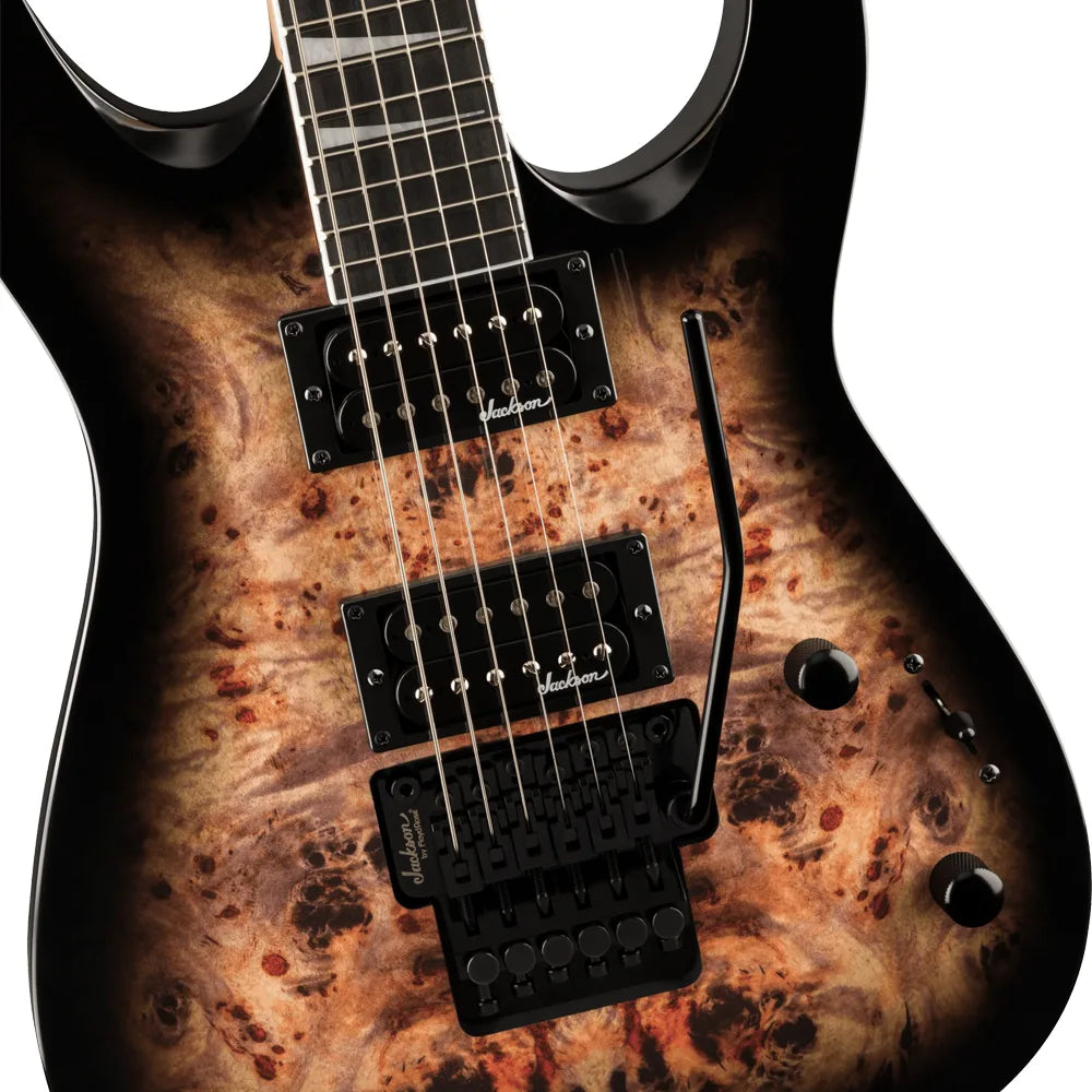 Jackson 2918824557 Guitarra Eléctrica JS Series Dinky JS32 DKAP Transparent Black Burst