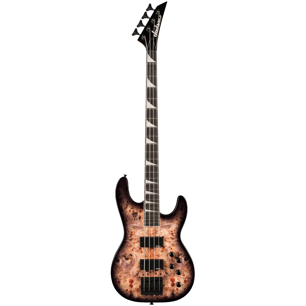 Jackson 2919097557 Bajo Eléctrico JS Series Concert Bass CB JS3P Transparent Black Burst