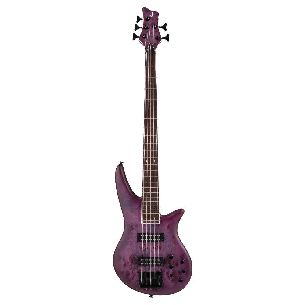 Jackson 2919924592 Bajo Eléctrico Spectra SBXP V de la serie X Acabado Morado Transparente