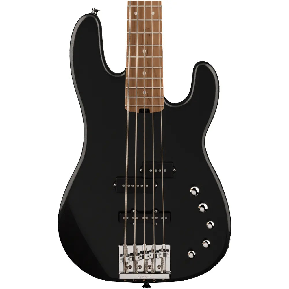 Charvel 2965068595 Bajo Eléctrico Pro-Mod San Dimas Bass PJ V Caramelized Maple Fingerboard Metallic Black