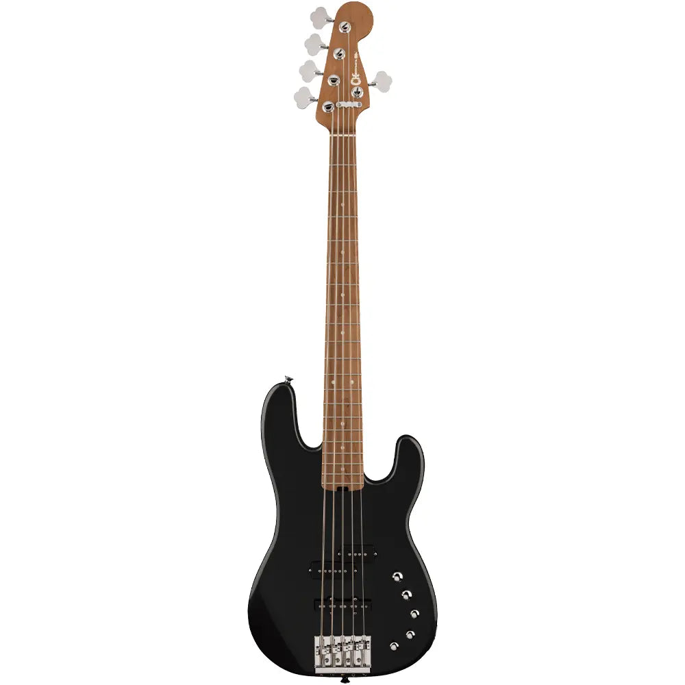 Charvel 2965068595 Bajo Eléctrico Pro-Mod San Dimas Bass PJ V Caramelized Maple Fingerboard Metallic Black