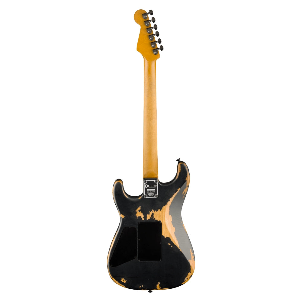Charvel 2965201303 Guitarra Eléctrica Pro-Mod Relic San Dimas Style 1 HH FR PF Weathered Black