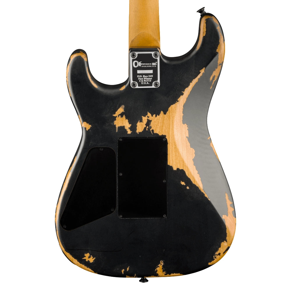 Charvel 2965201303 Guitarra Eléctrica Pro-Mod Relic San Dimas Style 1 HH FR PF Weathered Black