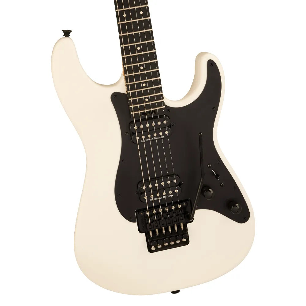Charvel 2966801376 Guitarra Eléctrica Pro-Mod Plus So-Cal SC1 Style 1 HH FR EB Snow White