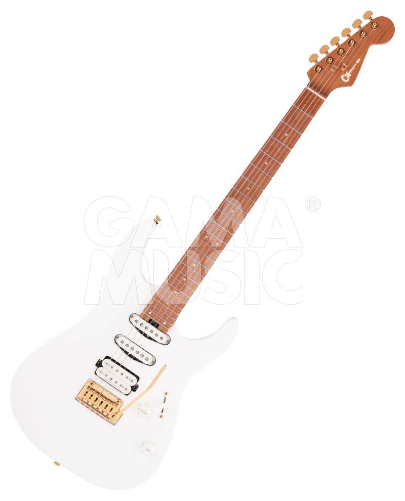 Guitarra Eléctrica Charvel 2969413576 Pro-Mod DK24 HSS 2PT CM Snow White
