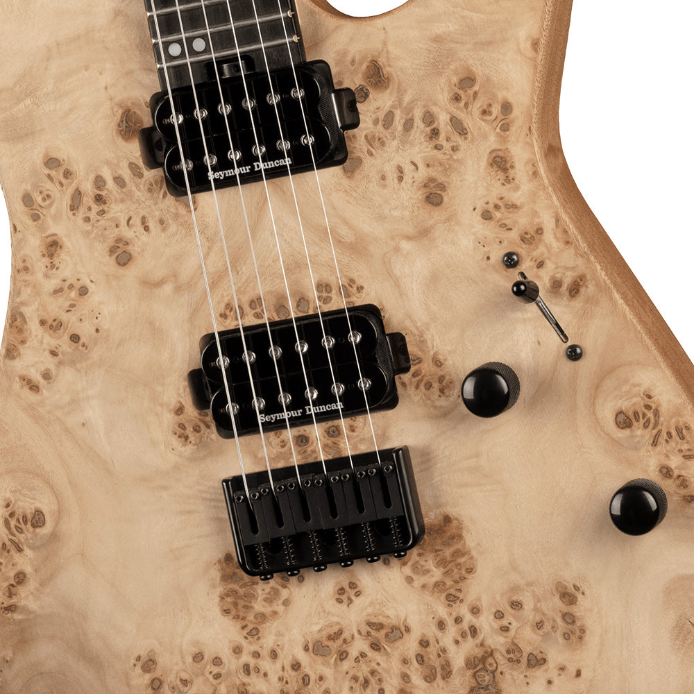 Charvel Pro-Mod DK24 HH HT E Mahogany with Poplar Burl Desert Sand Guitarra Eléctrica 2969851557