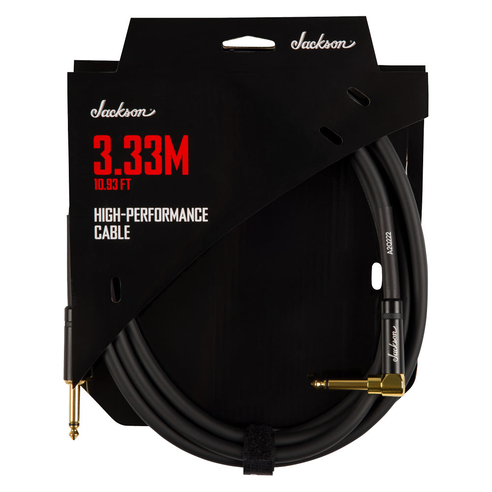Jackson High Performance Cable Black 10.93 Ft Cable para Instrumento 2991093001 3.33m